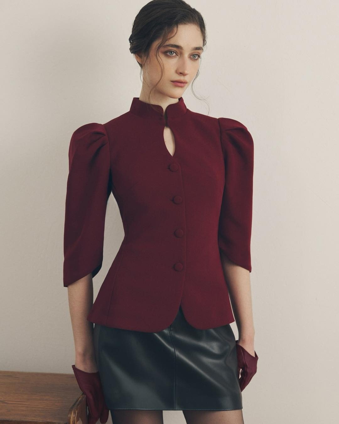 Bordo İmza Pencəyi