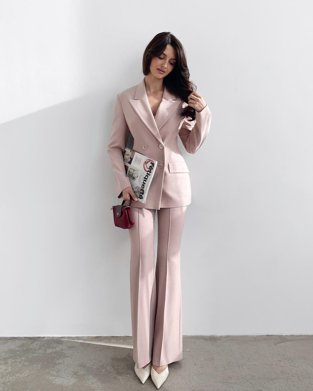 Blush Elan Suit
